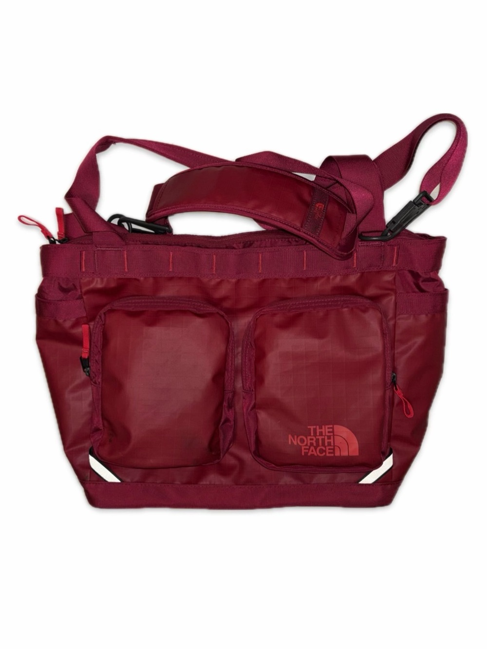 THE NORTH FACE Base Camp™ Voyager Tote 24l Laptop Sumac/Iron Red Travel Commute - Picture 2 of 16